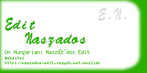 edit naszados business card